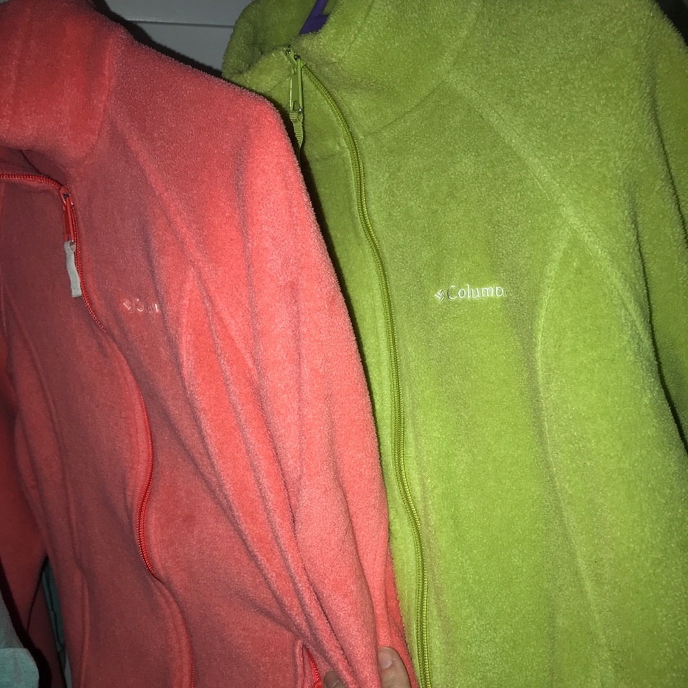 2 Columbia Full Zip Fleeces-